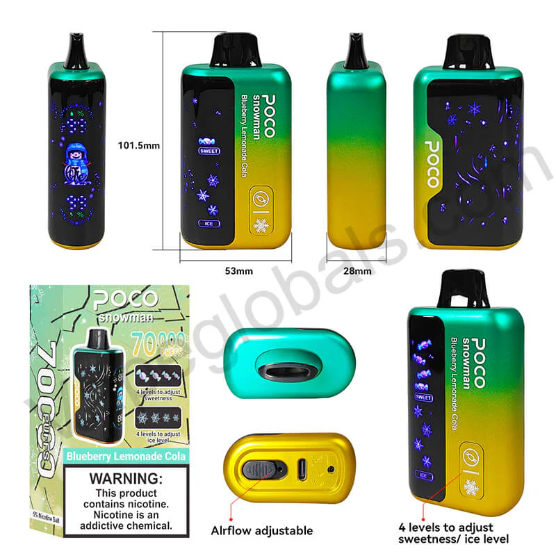 POCO Snowman 70000 Puffs Disposable Vape - Image 5