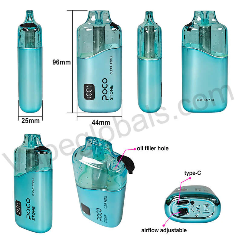 POCO STONE 75000 Puffs Refillable Disposable Vape - Image 3