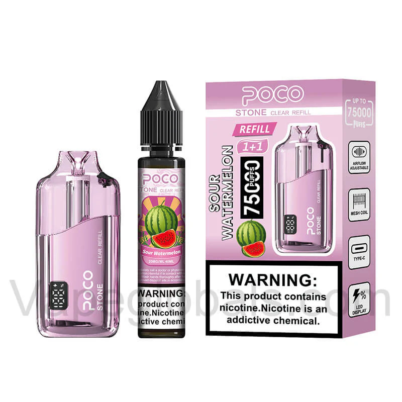 POCO STONE 75000 Puffs Refillable Disposable Vape - Image 4