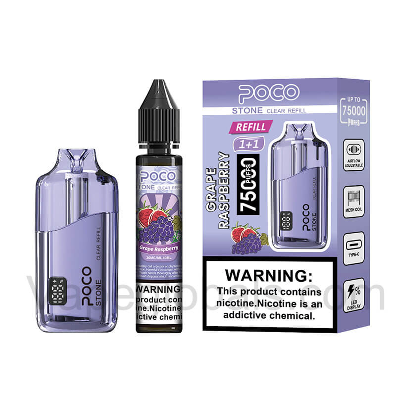 POCO STONE 75000 Puffs Refillable Disposable Vape - Image 6