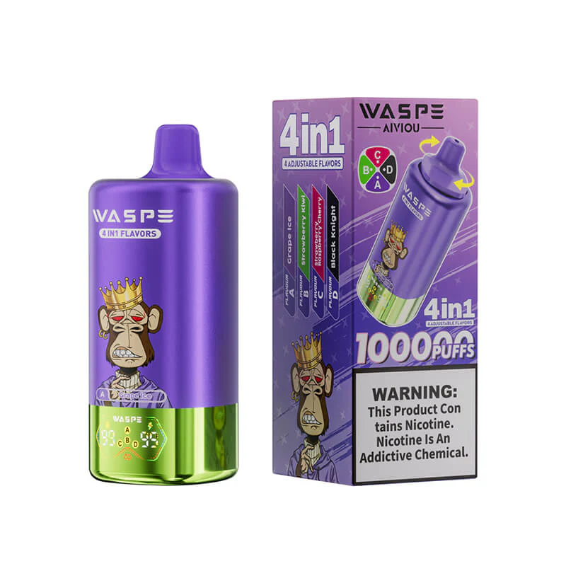 WASPE 100000 Puffs 4in1 Flavors Disposable Vape - Image 5