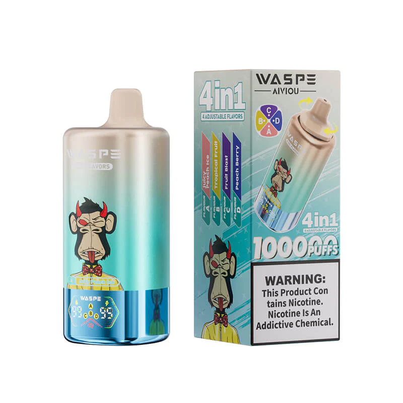 WASPE 100000 Puffs 4in1 Flavors Disposable Vape - Image 6