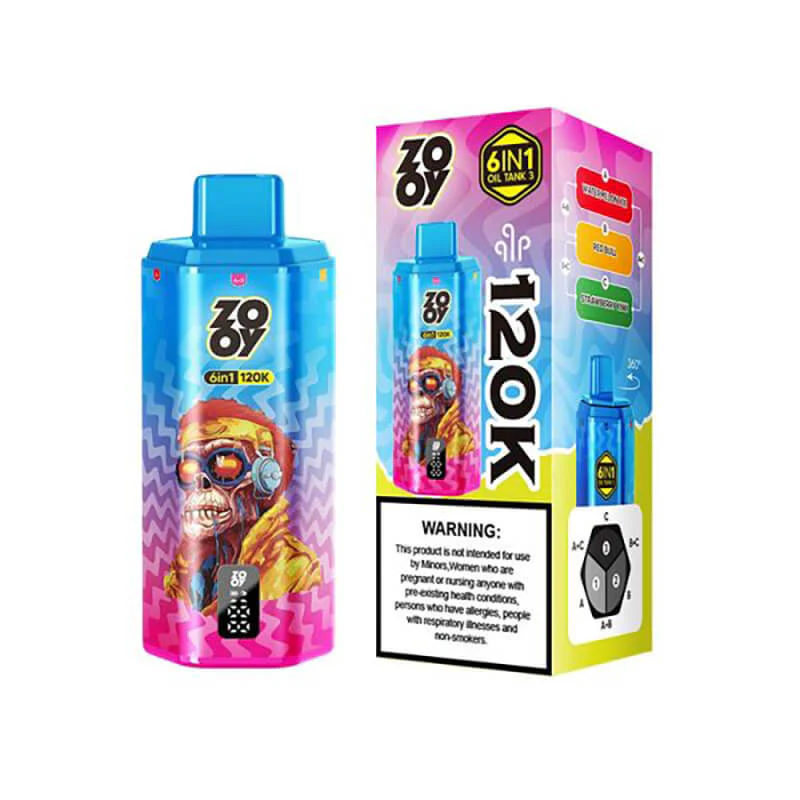 Zooy 120000 Puffs 6in1 Disposable Vape - Image 3