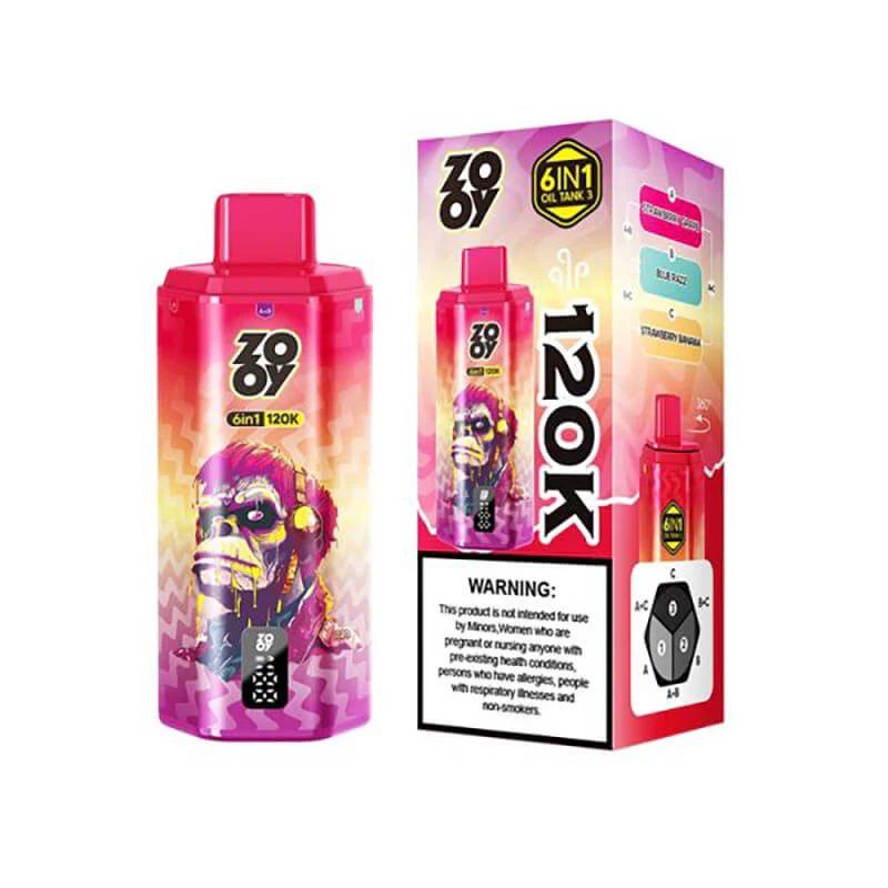 Zooy 120000 Puffs 6in1 Disposable Vape - Image 4