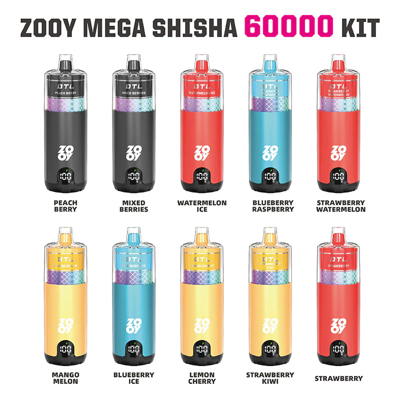 Zooy Mega Shisha 60000 Puffs Disposable Vape - Image 9